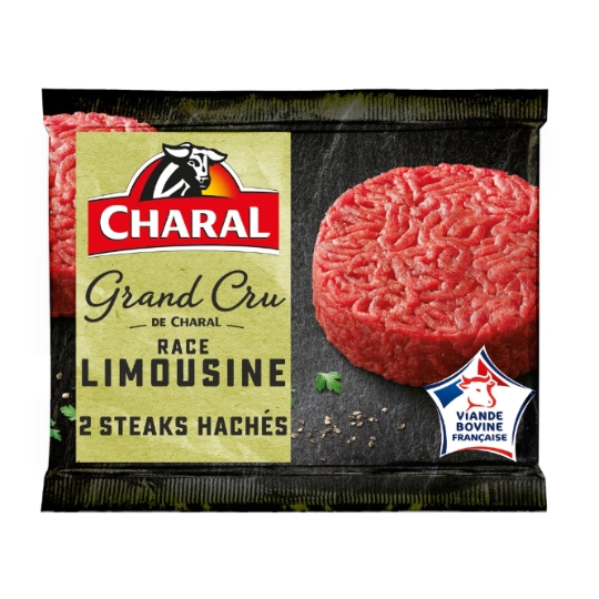 Steaks Hachés Bœuf Race Limousine CHARAL