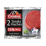 Steaks Hachés Bœuf 15% MG CHARAL