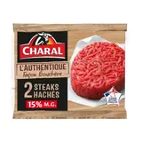 Steaks Hachés Façon Bouchère 15% MG CHARAL