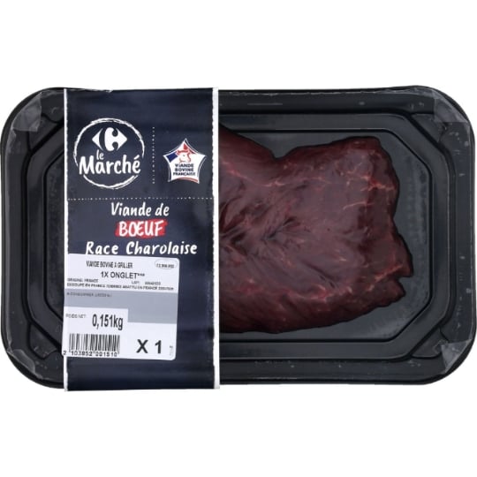 Viande Bovine : Onglet *** à Griller CARREFOUR LE MARCHE