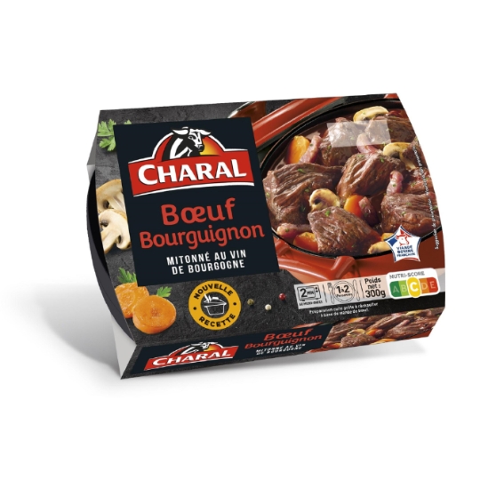 Plat Cuisiné Bœuf Bourguignon CHARAL