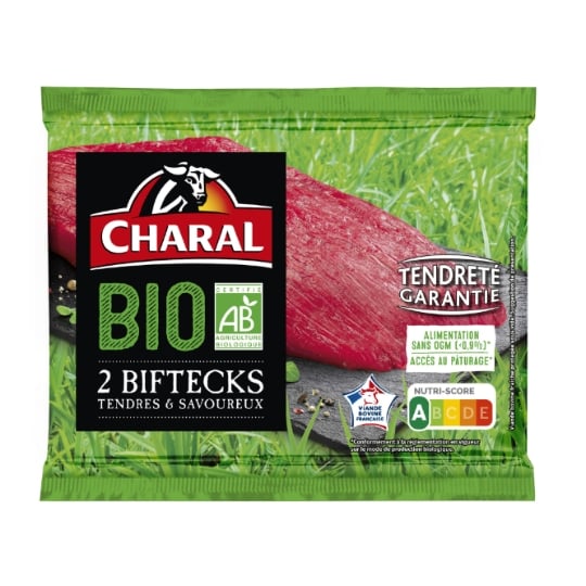 Biftecks Tendres & Savoureux Bio CHARAL