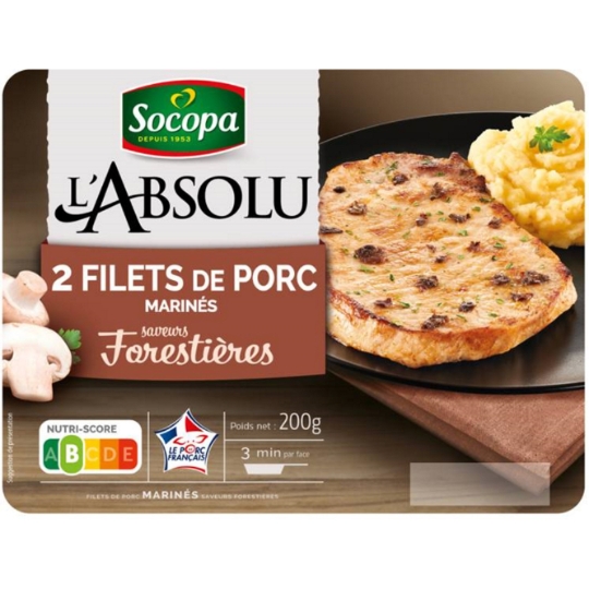 Filets de Porc Marinés Forestière SOCOPA