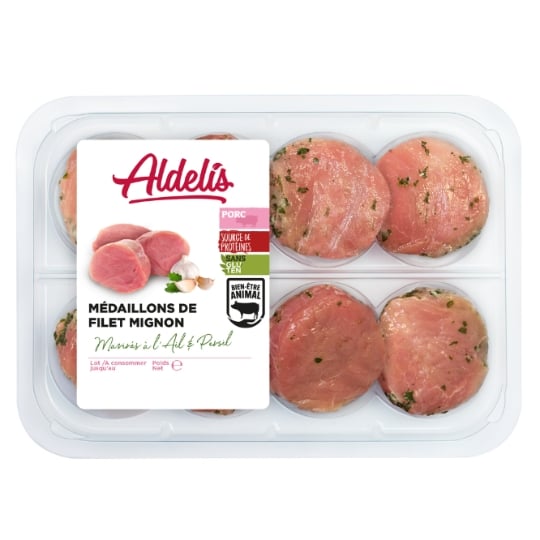 Filet Mignon de Porc : Médaillons aux Fines Herbes ALDELIS