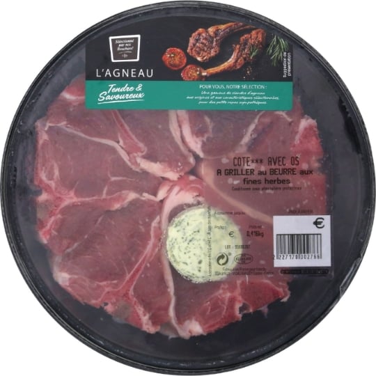 Côtes *** d'Agneau Avec Os à Griller