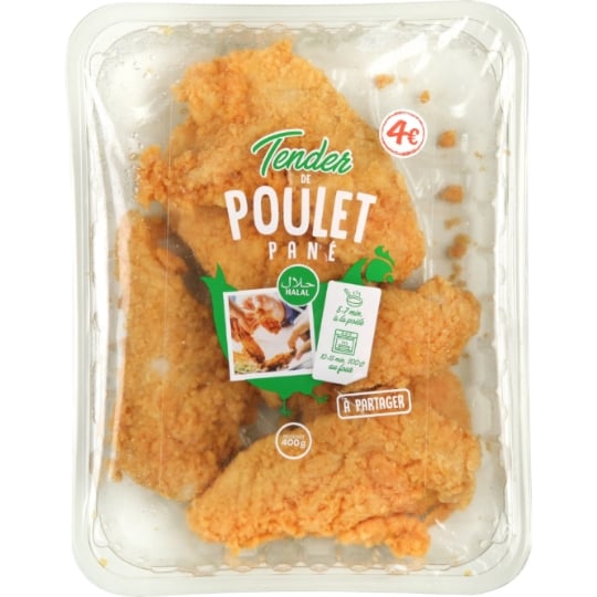 Tenders de Poulet Panés Halal