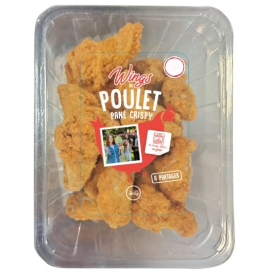 Wings de Poulet Panés Crispy