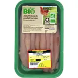 Aiguillettes de Poulet Blanc Fermier CARREFOUR BIO