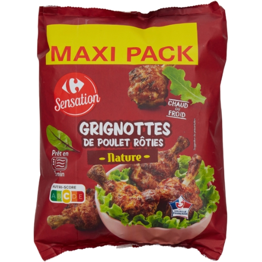 Grignottes de Poulet Natures CARREFOUR SENSATION