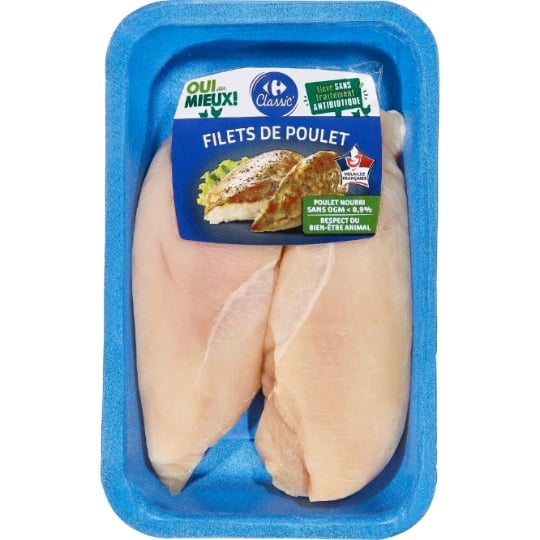 Filets de Poulet Blanc CARREFOUR CLASSIC'