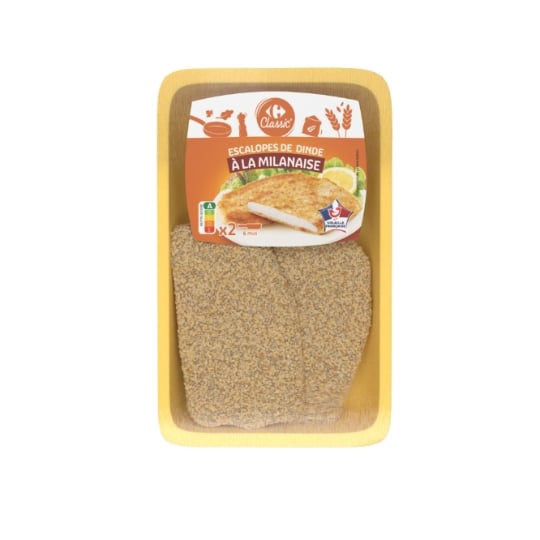 Escalopes de Dinde à la Milanaise CARREFOUR CLASSIC'