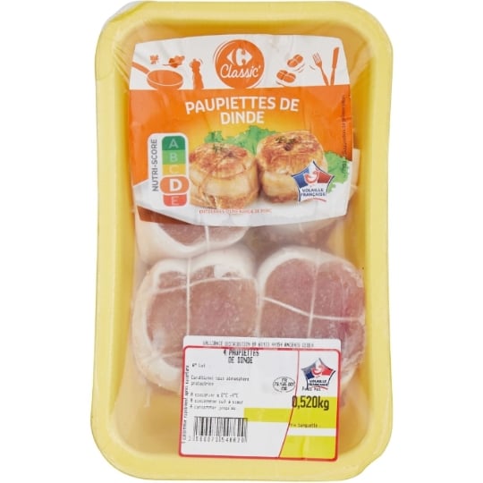 Paupiettes de Dinde de dinde CARREFOUR CLASSIC'