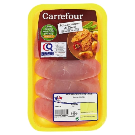 Escalopes de Dinde Mini CARREFOUR CLASSIC'