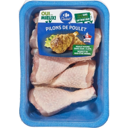 Pilons de Poulet Blanc CARREFOUR CLASSIC'