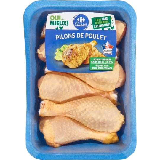 Pilons de Poulet Jaune CARREFOUR CLASSIC'
