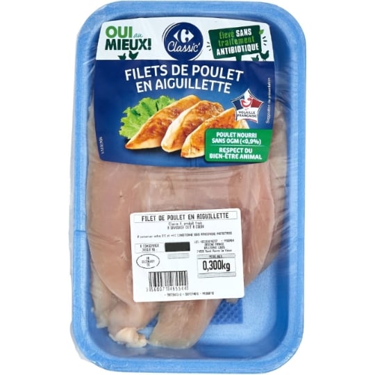 Filets de Poulet en Aiguillettes CARREFOUR CLASSIC'