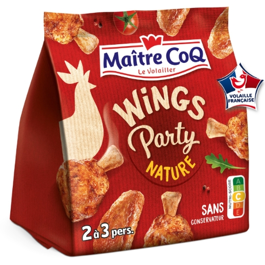 Manchons de Poulet et Ailerons Cuits Nature MAITRE COQ