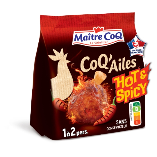 Ailes de Poulet Hot et Spicy Extra Fort MAITRE COQ