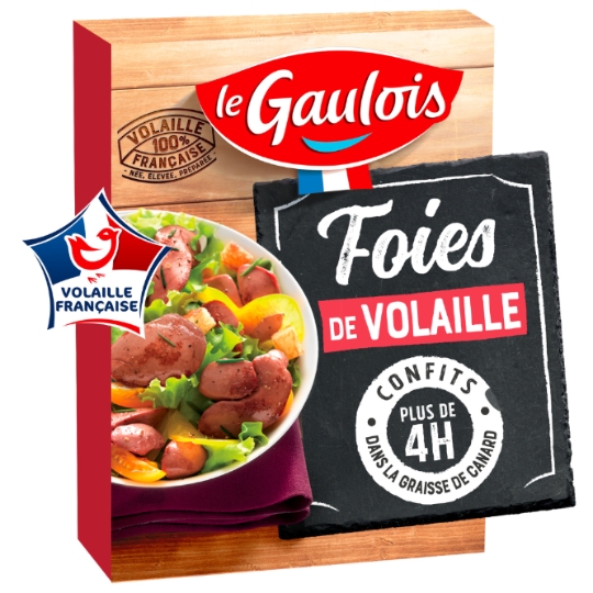 Foies de Volaille Confits LE GAULOIS