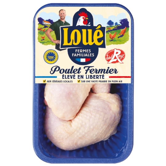Cuisses de Poulet Blanc Fermier Label Rouge LOUE