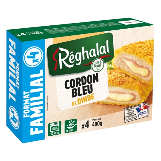 Cordon bleu de dinde Halal REGHALAL