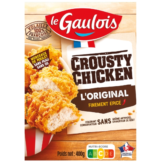Crousty Chicken finement épicé LE GAULOIS