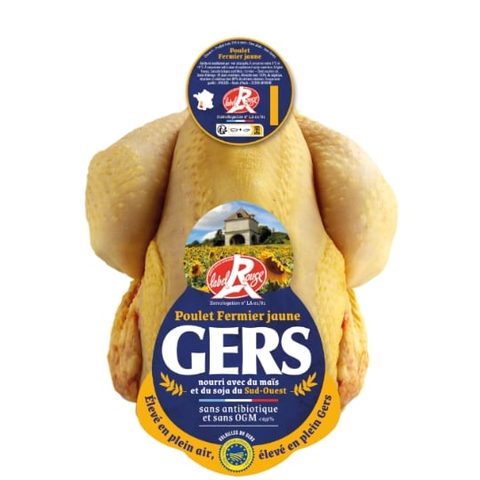 Poulet Entier Jaune Label Rouge GERS