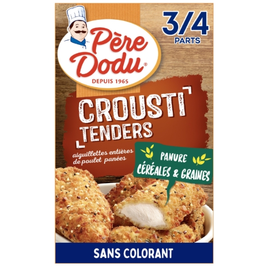 Aiguillettes de Poulet Panées Panure Céréales et Graines PERE DODU