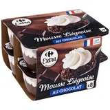 Desserts mousse liégeoise chocolat CARREFOUR EXTRA