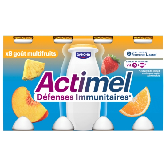 Yaourt à boire multi-fruits ACTIMEL