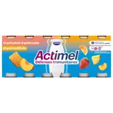 Yaourt à boire multi-fruits et pêche gelée royale ACTIMEL