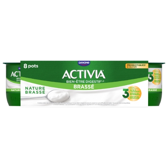 Yaourts brassé nature bifidus ACTIVIA