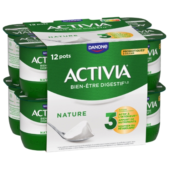 Yaourts nature bifidus ACTIVIA