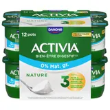 Yaourts nature bifidus 0% MG ACTIVIA