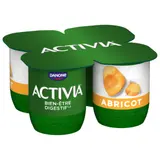 Yaourts aux fruits bifidus abricot ACTIVIA