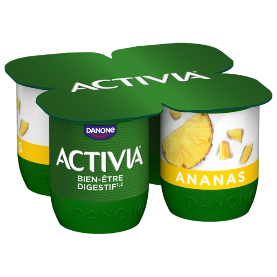 Yaourts aux fruits bifidus ananas ACTIVIA