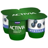 Yaourts aux fruits bifidus myrtille ACTIVIA
