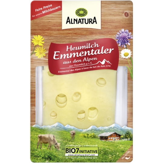 Emmental des Alpes en tranches Bio ALNATURA