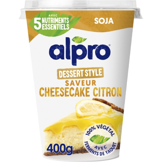 Dessert Végétal Soja Saveur Cheesecake Citron ALPRO