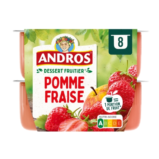 Dessert Fruitier Pomme Fraise ANDROS