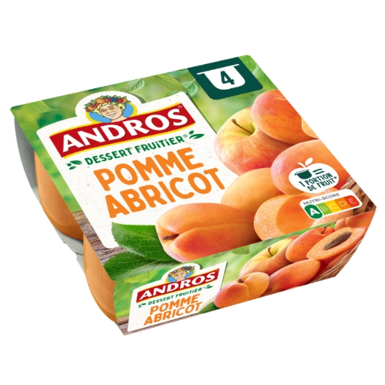 Compote Pomme Abricot ANDROS