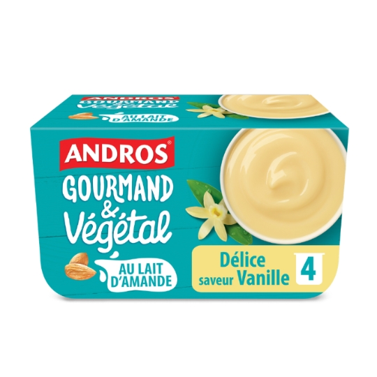 Dessert végétale vanille ANDROS
