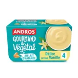 Dessert végétale vanille ANDROS