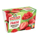 Dessert Fruitier Fraise Morceaux ANDROS