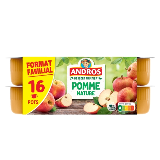 Compote Pomme Nature ANDROS
