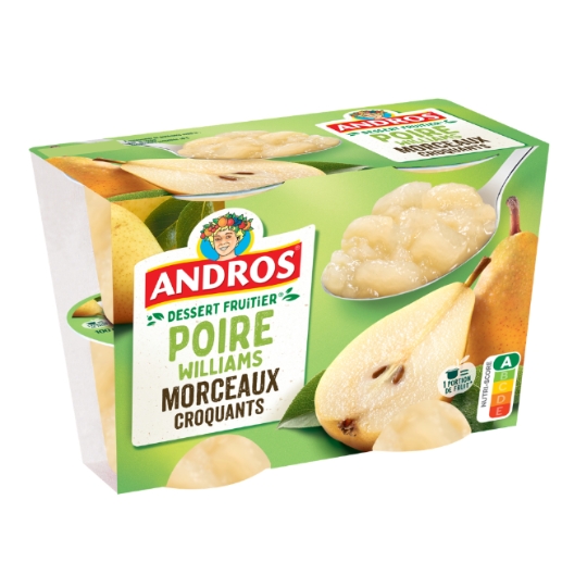 Dessert Fruitier Poire Morceaux ANDROS
