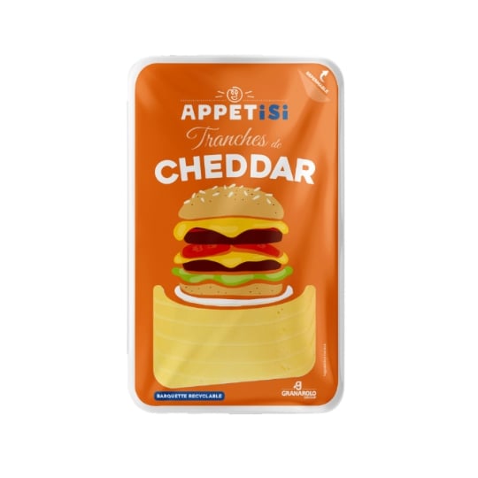 Fromage Cheddar en tranches APPETISI
