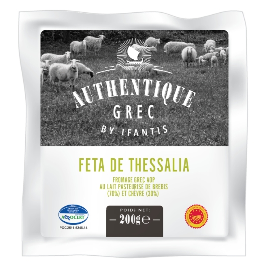 Fromage Feta de Thessalia AUTHENTIQUE GREC BY IFANTIS