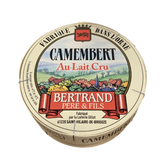 Camembert Au Lait Cru BERTRAND PERE & FILS