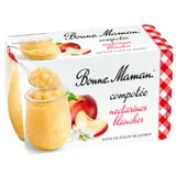 Compotée Nectarines Blanches Fleur de Jasmin BONNE MAMAN